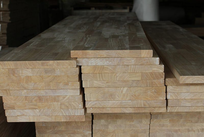 Ván gỗ cao su xuất khẩu